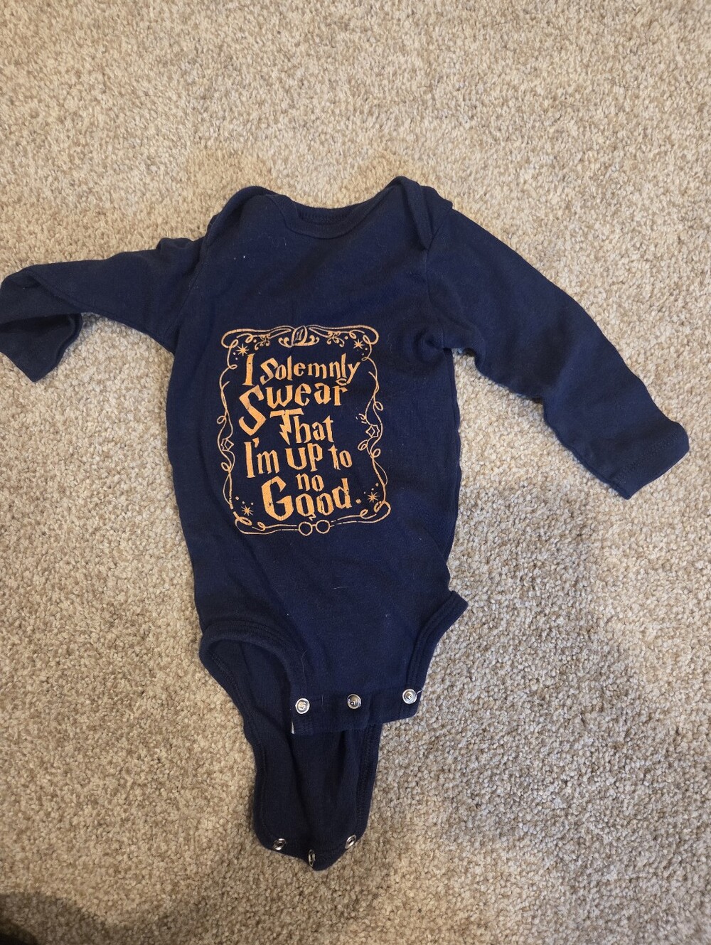 Harry Potter "I Solemnly Swear" Bodysuit | 6 Months